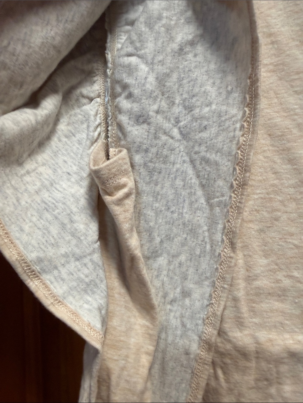 dylan Beige Ruffle Sleeve Short Sleeve Tee - Picture 3 of 7